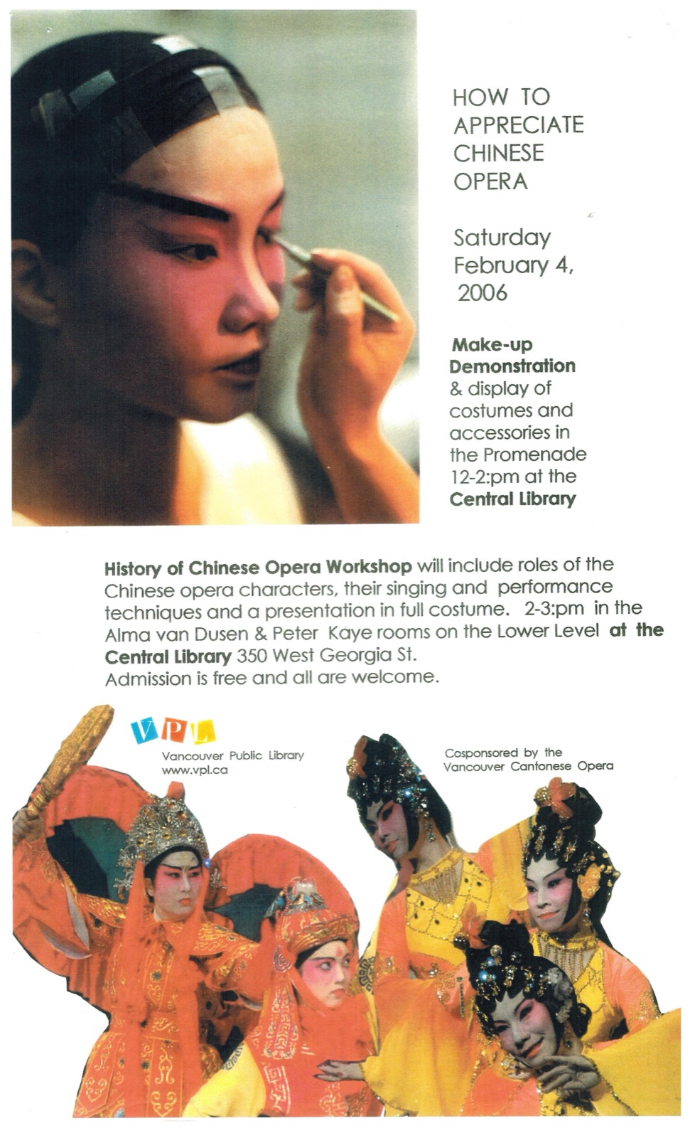 Outreach Programs poster, 2006