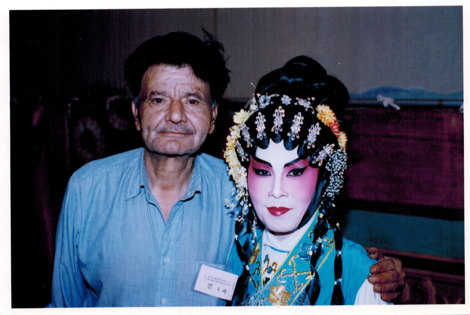 Wah-Kwan Gwan backstage with Rosa Cheng
